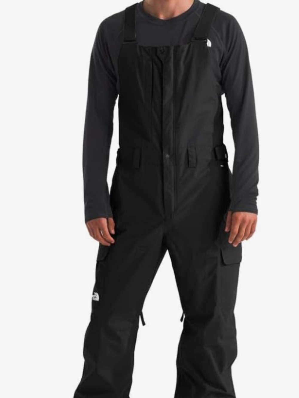 NEW! The North Face Men's Freedom Bib, TNF Black-NPF, Small Long 34 inseam